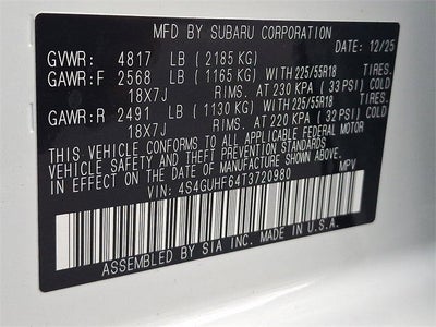 2026 Subaru CROSSTREK Sport