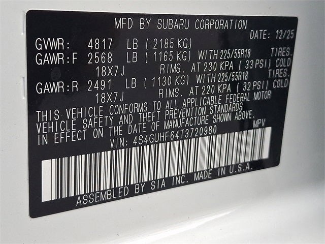 2026 Subaru CROSSTREK Sport