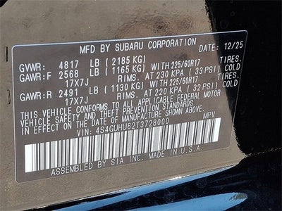 2026 Subaru CROSSTREK Wilderness