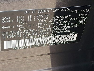 2026 Subaru FORESTER Standard Model