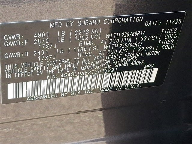 2026 Subaru FORESTER Standard Model