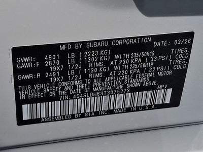 2026 Subaru FORESTER Sport Onyx Edition