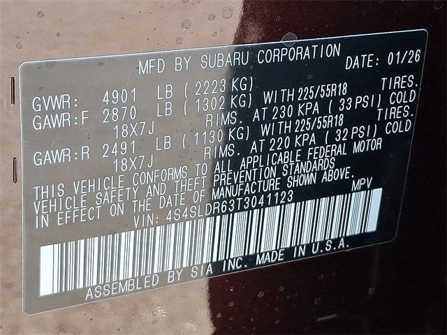 2026 Subaru FORESTER Limited