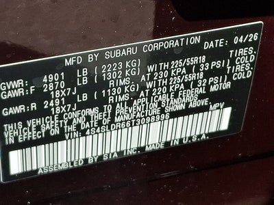 2026 Subaru FORESTER Limited
