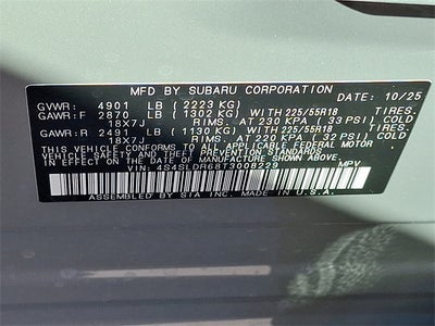 2026 Subaru FORESTER Limited