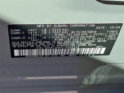 2026 Subaru FORESTER Limited