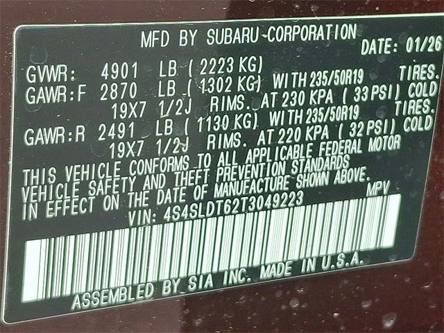 2026 Subaru FORESTER Touring