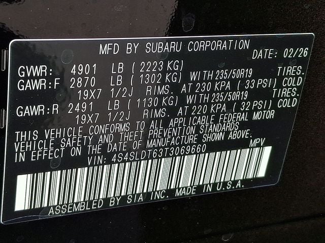2026 Subaru FORESTER Touring