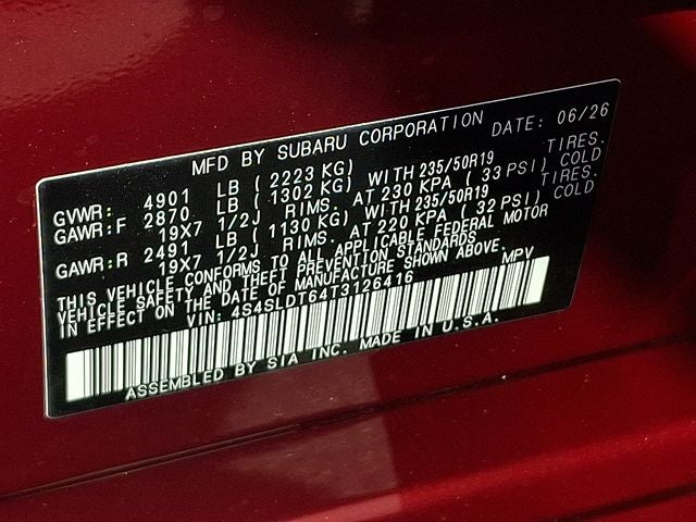 2026 Subaru FORESTER Touring