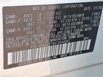 2026 Subaru FORESTER Touring