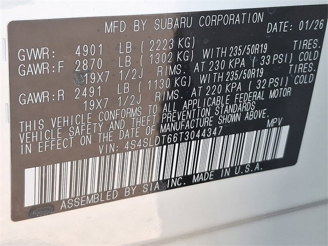 2026 Subaru FORESTER Touring