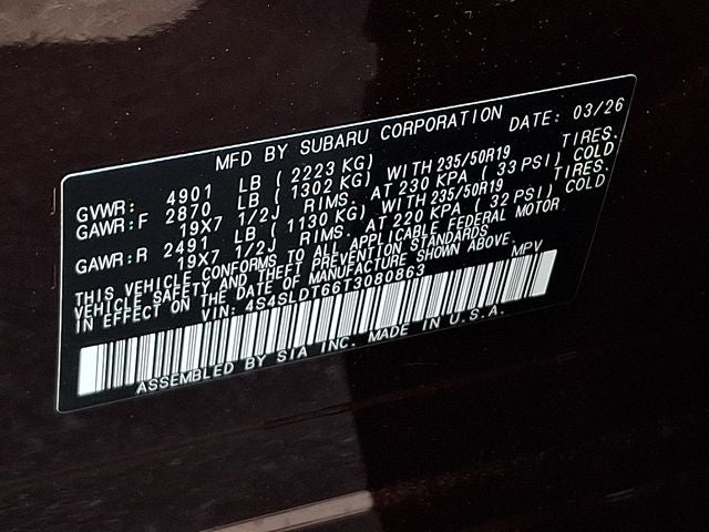 2026 Subaru FORESTER Touring