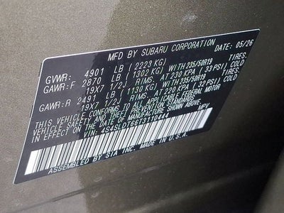 2026 Subaru FORESTER Touring