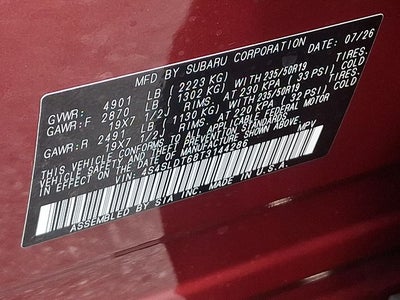 2026 Subaru FORESTER Touring
