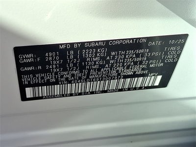 2026 Subaru FORESTER Touring