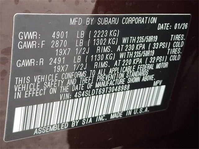 2026 Subaru FORESTER Touring