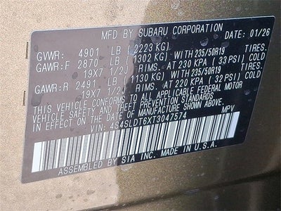 2026 Subaru FORESTER Touring