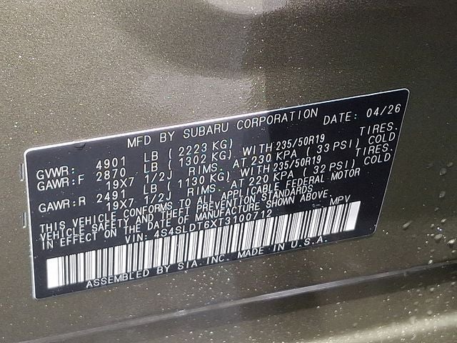 2026 Subaru FORESTER Touring