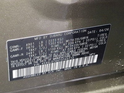 2026 Subaru FORESTER Touring