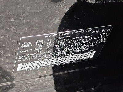 2026 Subaru FORESTER Touring Hybrid