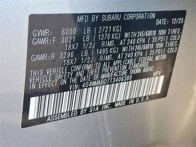 2026 Subaru ASCENT Premium 7-Passenger