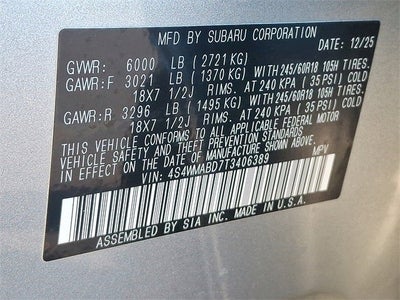 2026 Subaru ASCENT Premium 7-Passenger