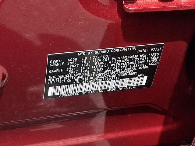 2026 Subaru ASCENT Limited 7-Passenger