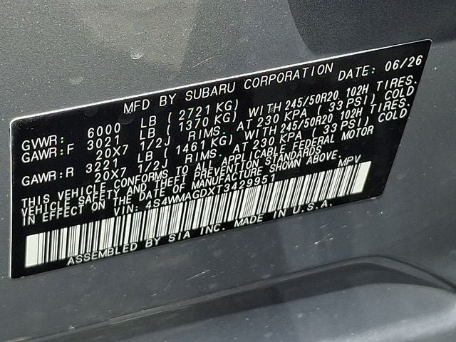 2026 Subaru ASCENT Limited 7-Passenger
