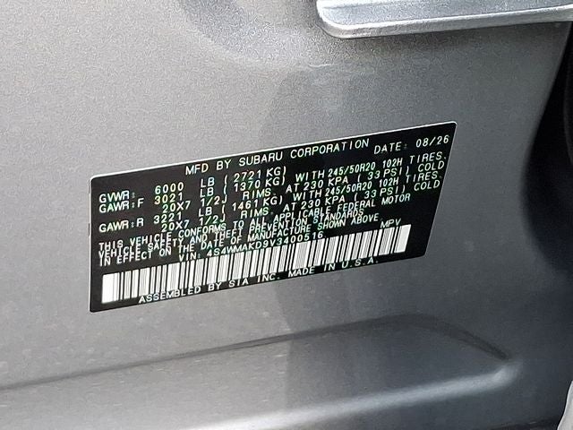 2027 Subaru ASCENT Touring 7-Passenger
