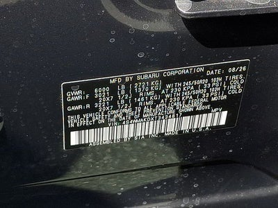 2026 Subaru ASCENT Touring 7-Passenger