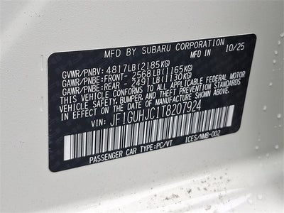 2026 Subaru IMPREZA RS