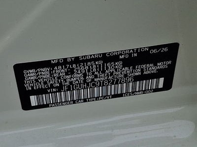 2026 Subaru IMPREZA RS