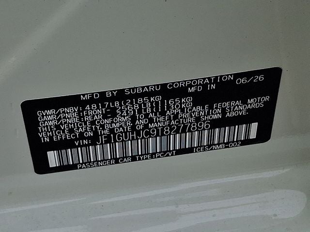2026 Subaru IMPREZA RS