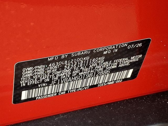 2026 Subaru WRX Premium
