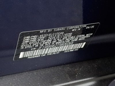 2026 Subaru WRX Premium