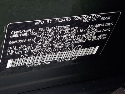 2026 Subaru OUTBACK Premium
