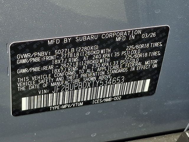 2026 Subaru OUTBACK Premium