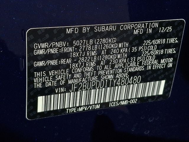 2026 Subaru OUTBACK Limited