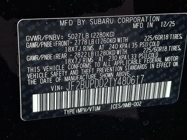 2026 Subaru OUTBACK Limited