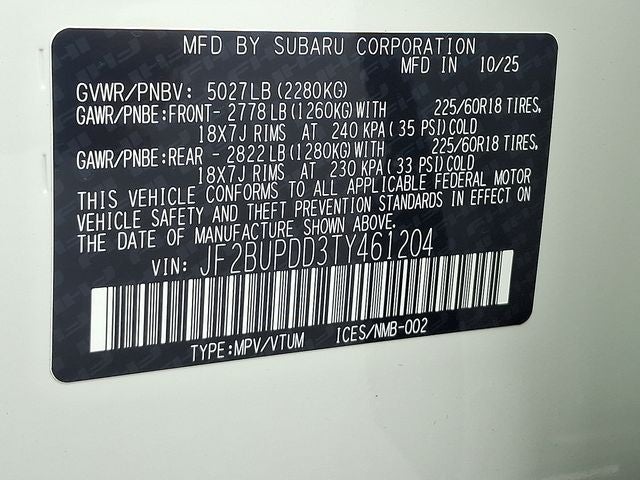 2026 Subaru OUTBACK Limited