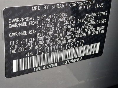 2026 Subaru OUTBACK Limited