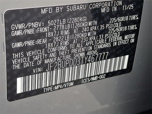 2026 Subaru OUTBACK Limited