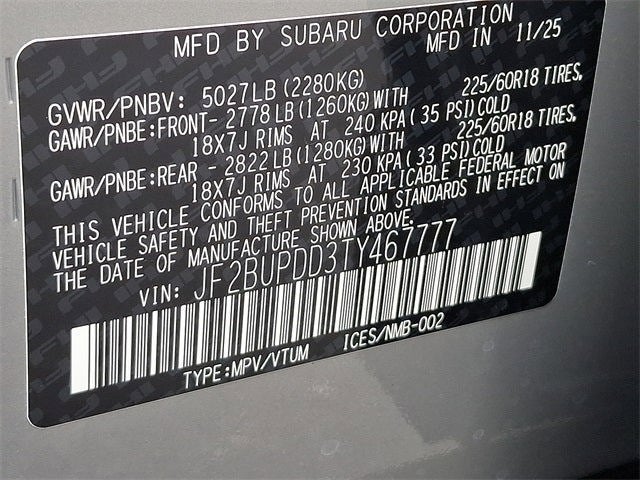 2026 Subaru OUTBACK Limited