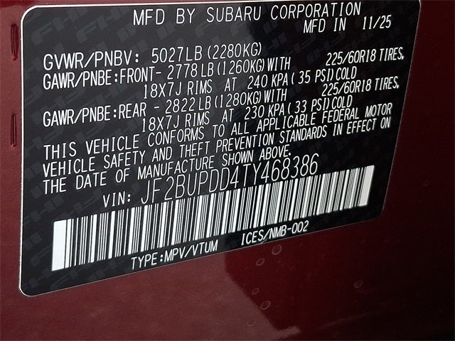 2026 Subaru OUTBACK Limited