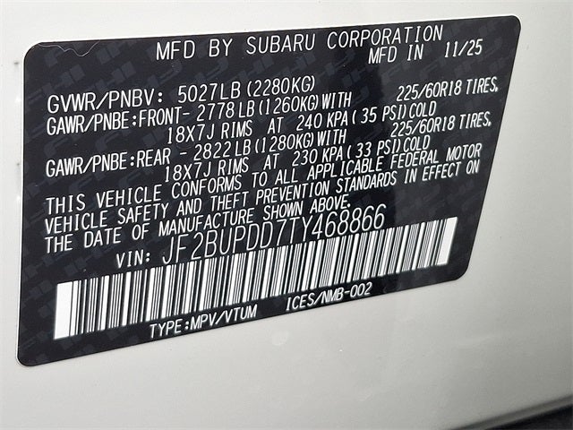 2026 Subaru OUTBACK Limited