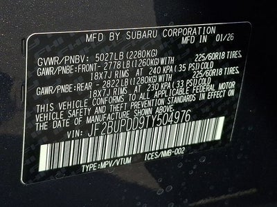 2026 Subaru OUTBACK Limited