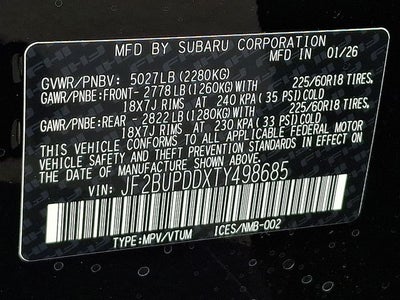 2026 Subaru OUTBACK Limited