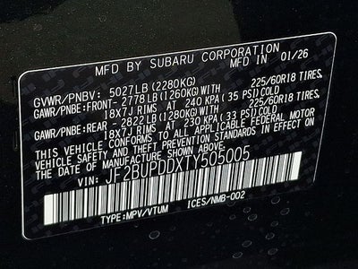 2026 Subaru OUTBACK Limited