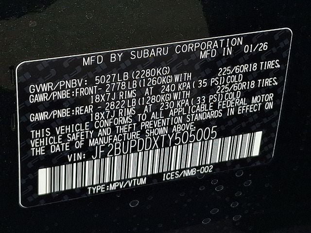 2026 Subaru OUTBACK Limited