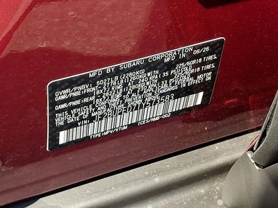 2026 Subaru OUTBACK Touring